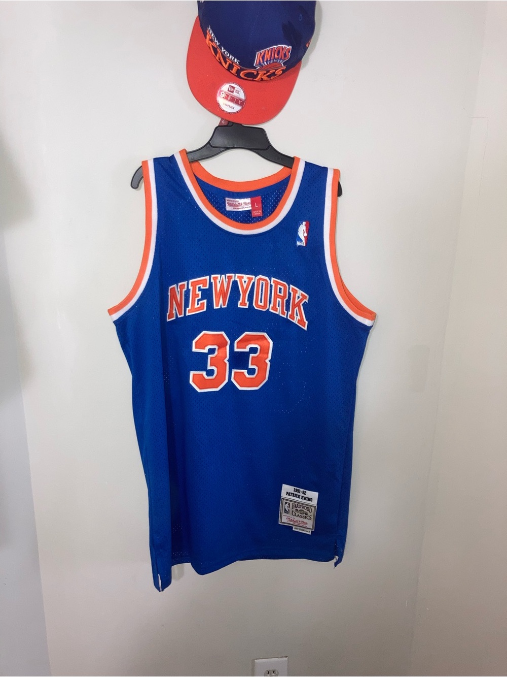 Throw back Patrick Ewing néw York jersey